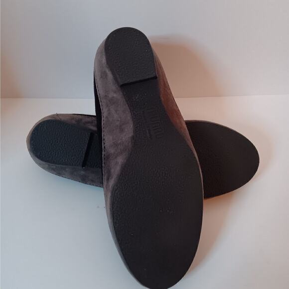 NWOT Munro American Walking Wedge Black Gray Toe Cap Tie Shoe Size 5.5M - Picture 4 of 9